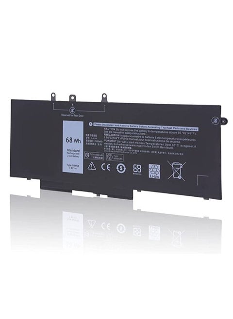 Replacement Battery For Dell Latitude 5280 5290 5480 5488 5490 5580 5590 Precision 15 3520 3530 Series GJKNX 93FTF