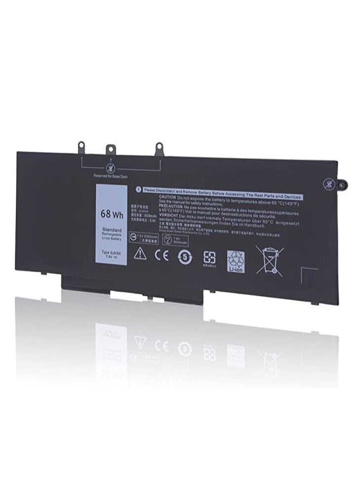 Generic - Replacement Battery For Dell Latitude 5280 5290 5480 5488 5490 5580 5590 Precision 15 3520 3530 Series GJKNX 93FTF - Image 1