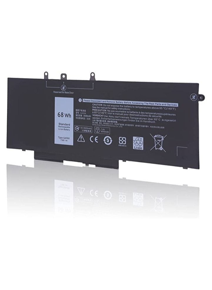 Generic - Replacement Battery For Dell Latitude 5280 5290 5480 5488 5490 5580 5590 Precision 15 3520 3530 Series GJKNX 93FTF - Image 1