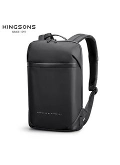 KINGSONS Daily Backpack KS3210W Simple design, suitable for business commuting, wear-resistant,Padded laptop sleeves- fits laptops up to 15.4″. Trolley sleeve at the back, easy to carry  - Image 1