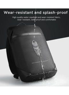 KINGSONS Daily Backpack KS3210W Simple design, suitable for business commuting, wear-resistant,Padded laptop sleeves- fits laptops up to 15.4″. Trolley sleeve at the back, easy to carry  - Image 3