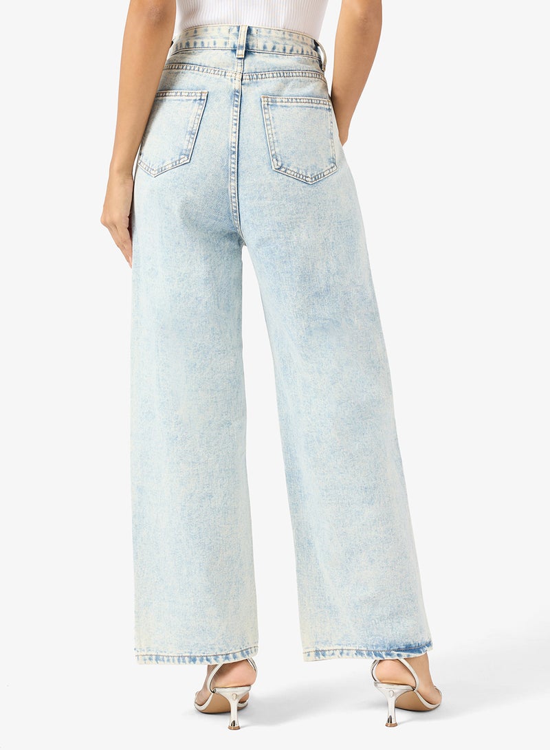 جينجر جينز بقصة مستقيمة مزين بالكريستال - Image 3