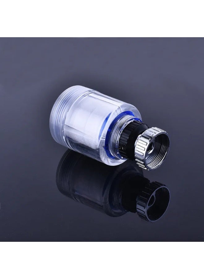 منظم تدفق مياه دوّار 360 درجة مع فلتر أيوني، فوهة حنفية مضغوطة قابلة للدوران، موفر للمياه، مناسب للمطبخ والحمام والحوض والحديقة، وضعين لتدفق المياه، سهل التركيب والاستخدام - Image 3