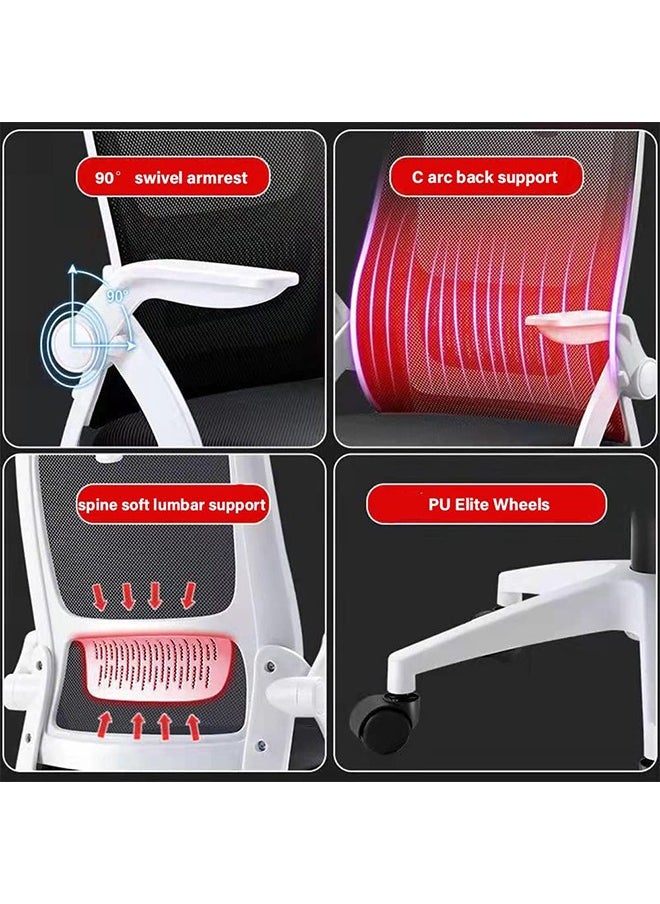 Game Chair High Backrest Ergonomic Computer Chair Rotating Home Office Computer Lounge Chair Racing Game Chair