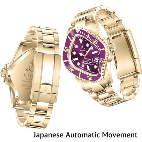 ILLIMITE Melting Automatic Watches for Men Japanese Miyota 8215 Self-Winding Mechanical Movement Women Watch Waterproof Stainless Steel Art Surrealist Wrist Watches Pea001 - Image 4