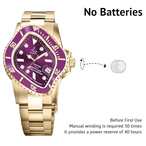 ILLIMITE Melting Automatic Watches for Men Japanese Miyota 8215 Self-Winding Mechanical Movement Women Watch Waterproof Stainless Steel Art Surrealist Wrist Watches Pea001 - Image 3