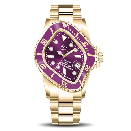 ILLIMITE Melting Automatic Watches for Men Japanese Miyota 8215 Self-Winding Mechanical Movement Women Watch Waterproof Stainless Steel Art Surrealist Wrist Watches Pea001 - Image 1