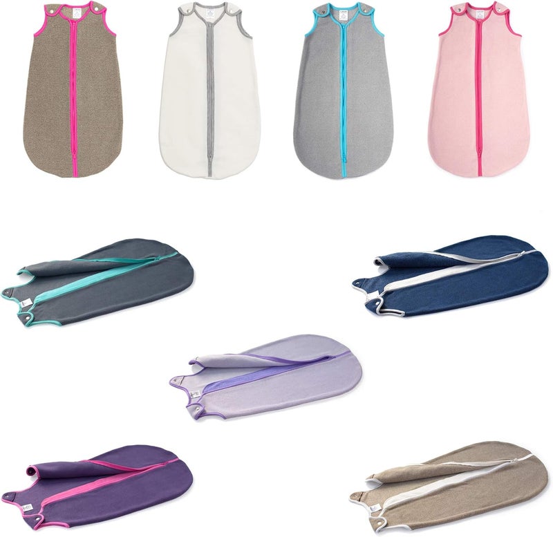 baby deedee Sleep Nest Fleece Baby Sleeping Bag - Purple Rain - Image 4