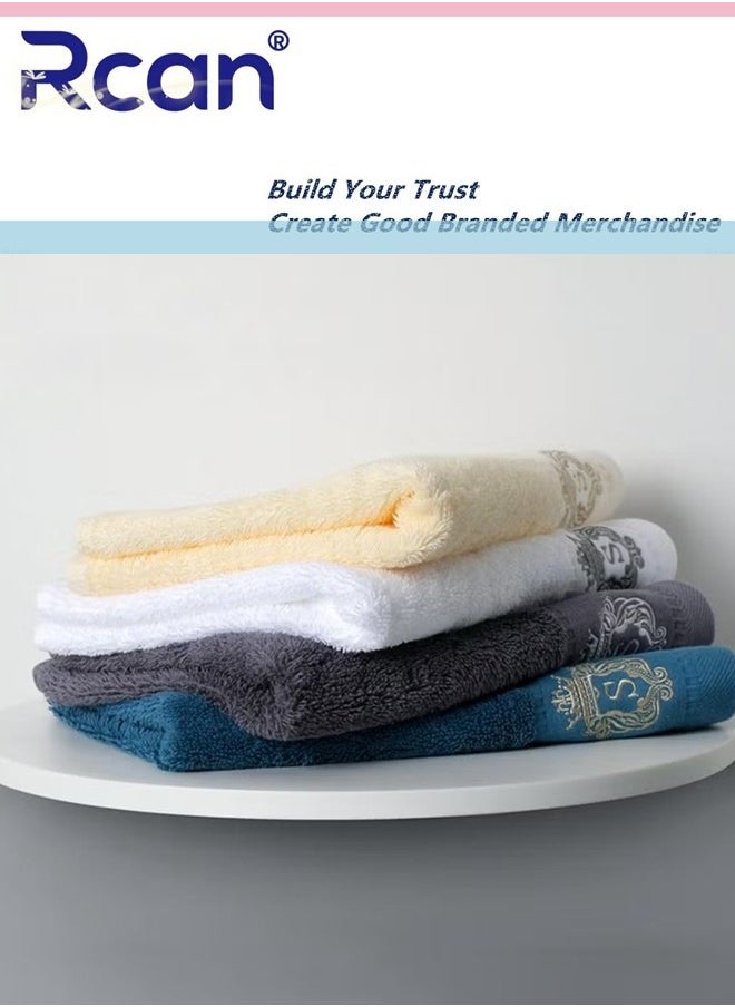 Rcan 3PCS Cotton Bath Towel Set Fast Absorbent Skin-friendly and Soft Bath Towel*1PCS and 2PCS Towels  - Image 5