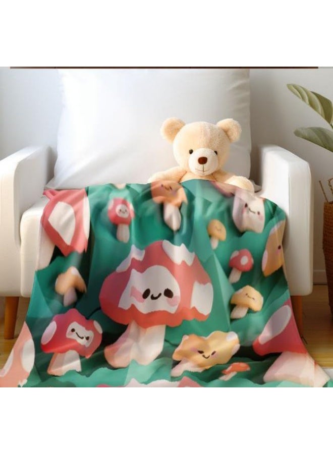 general Children's or student cartoon flannel thin blanket (warm and comfortable, suitable for sleep, games) 100cm*150cm - 212 - Image 1
