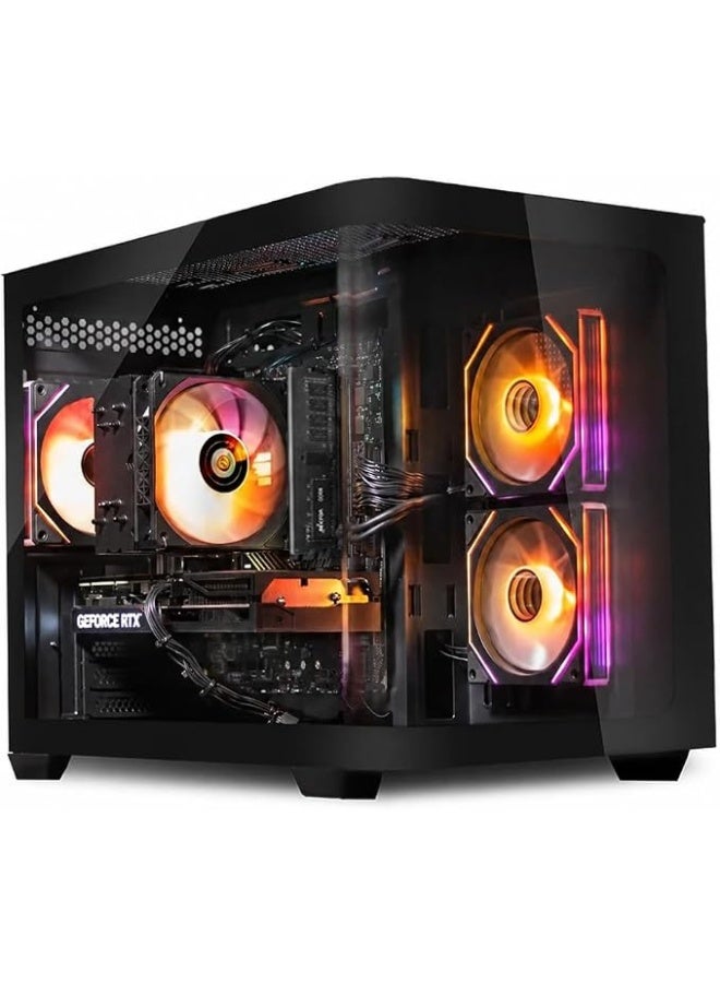 PCD Gaming PC With Intel Core Ultra 5 225F Processor/16GB RAM DDR5/1TB SSD M.2/8GB Nvidia GeForce RTX 5060 Graphics/H810M-E Motherboard/RGB Case Fans/600W PSU/ Black English black - Image 1