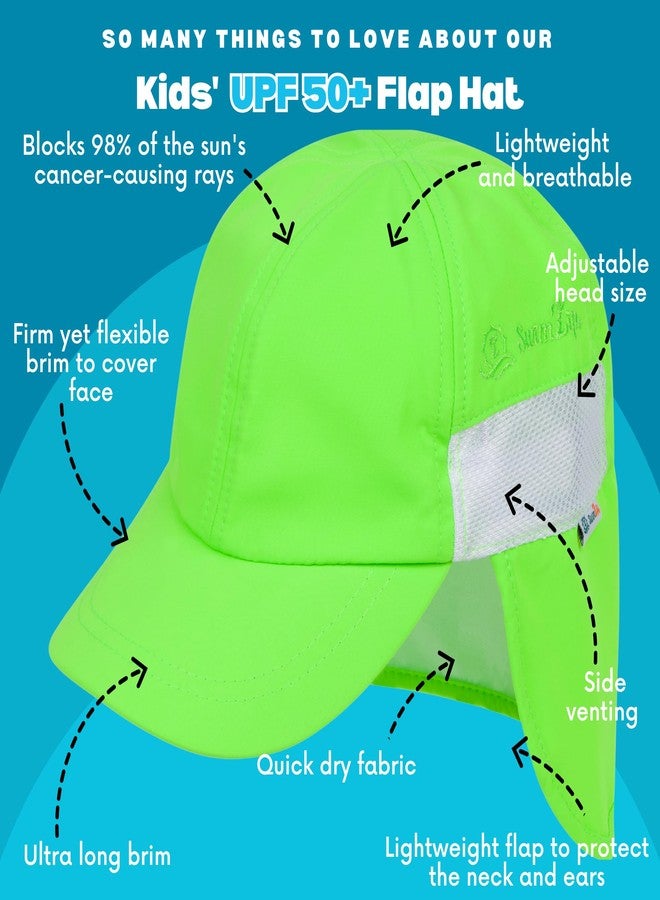 SwimZip Sun Hat with Neck Flap | UPF 50+ Protection for Baby, Toddler, and Kids - Image 2