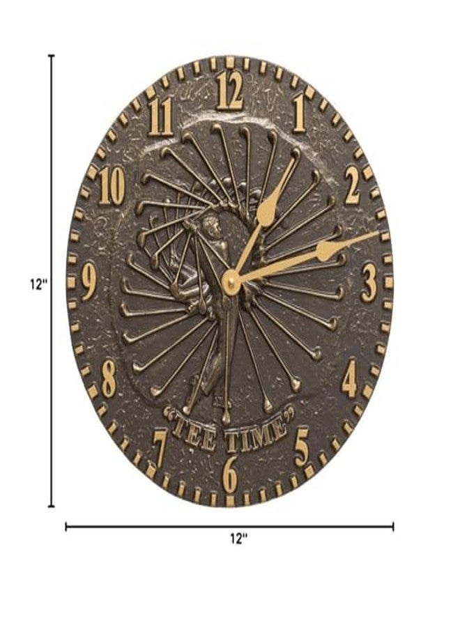 Whitehall Golfer Clock Finish: French Bronze - Image 2
