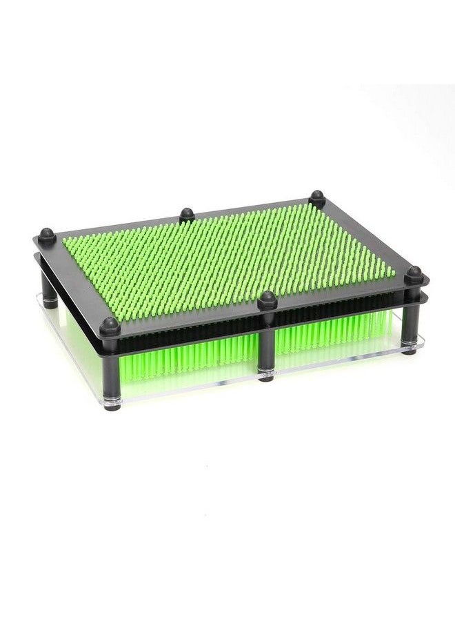 PowerTRC 3D Pin Art Sculpture Pin Impression Toy 8"X6" Hand Mold ; Novelty Gifts ; Green  - Image 5