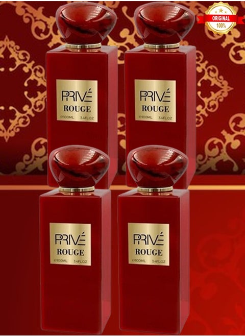 4 Pieces Prive Rouge Perfume 100ml EDP