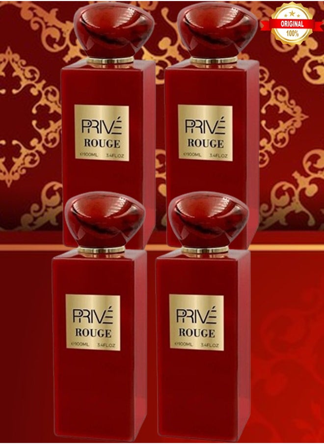 PRIVE - 4 Pieces Prive Rouge Perfume 100ml EDP - Image 1