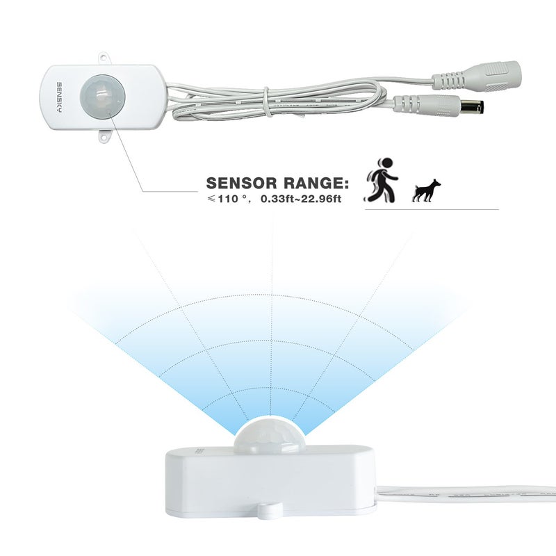 Sensky BS010W DC 12v to 30v PIR Motion Activated Sensor Switch DIY LED Lighting (Delay Time, Sensor Distance Adjustable) - Image 4
