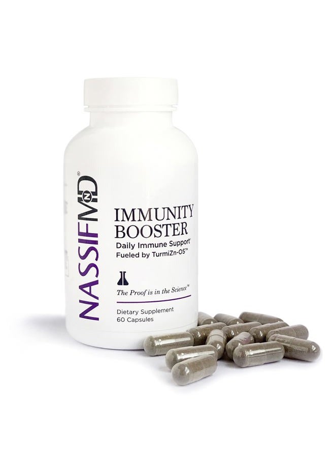 nassif md NassifMD Immunity Booster- Anti Aging Pills | Anti- Inflammatory & Antioxidants Supplement | Skin Vitamins with Turmeric Curcumin & Zinc to Reduce Inflammation and Promote Collagen Production - Image 2