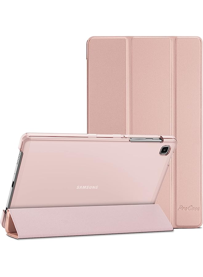 Procases Galaxy Tab A7 Lite Case 8.7 Inch (Sm-T220/ Sm-T225/ Sm-T227), Protective Stand Case Hard Shell Cover For 8.7 Inch Samsung Tab A7 Lite Tablet 2021 -Rosegold - Image 1
