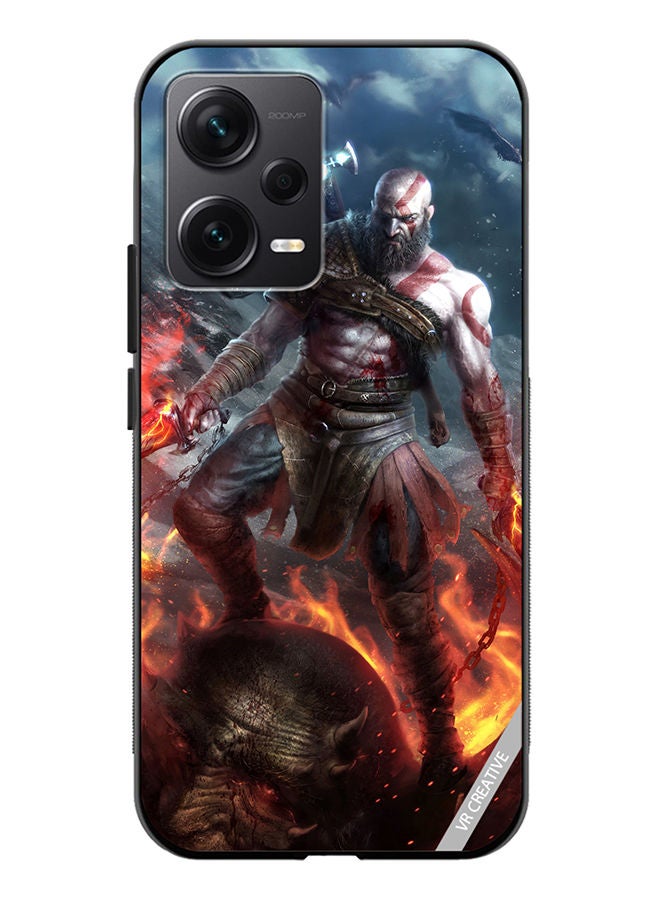 VR CREATIVE Protective Case Cover For Xiaomi Redmi Note 12 Discovery Kratos God Of War Game Design Multicolour - Image 1