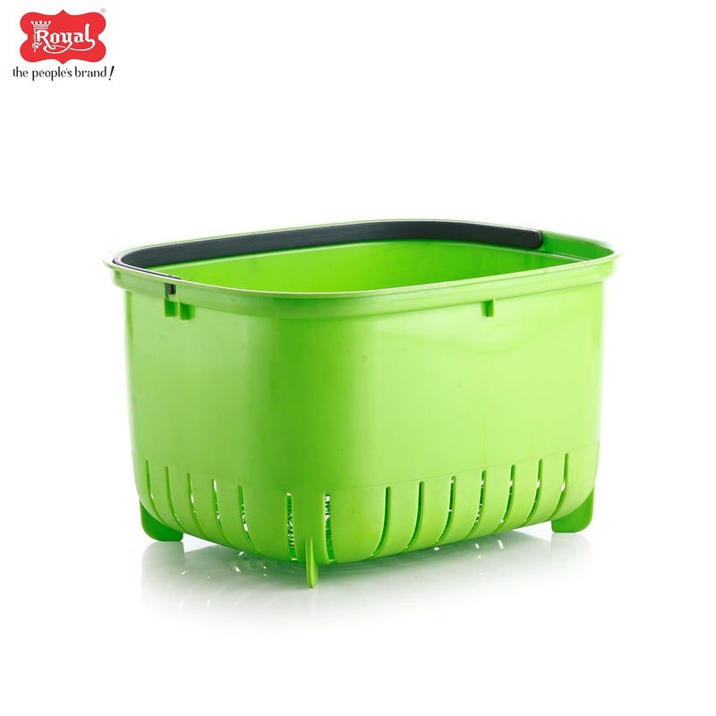 Royal Kitchenwares Royal MultiBin Storage Container for Kitchen Home Includes Special Bin for Washing Fruits Vegetables Ideal for Picnics Outings Perfect for Modular Kitchens  - Image 5