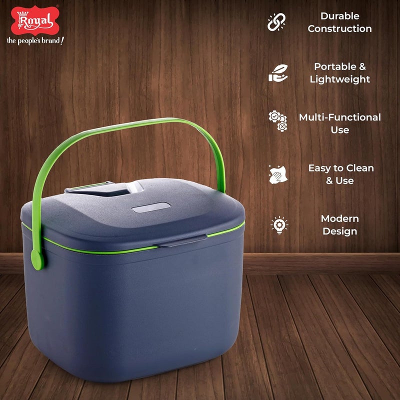 Royal Kitchenwares Royal MultiBin Storage Container for Kitchen Home Includes Special Bin for Washing Fruits Vegetables Ideal for Picnics Outings Perfect for Modular Kitchens  - Image 2