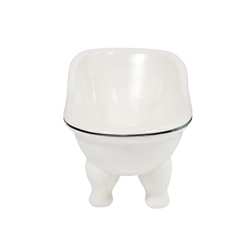 dodococa 1 Piece 5.6" Ceramic Mini Clawfoot Slipper Bathtub Soap Dish Vintage Decortative Bathroom Soap Dish - Image 4