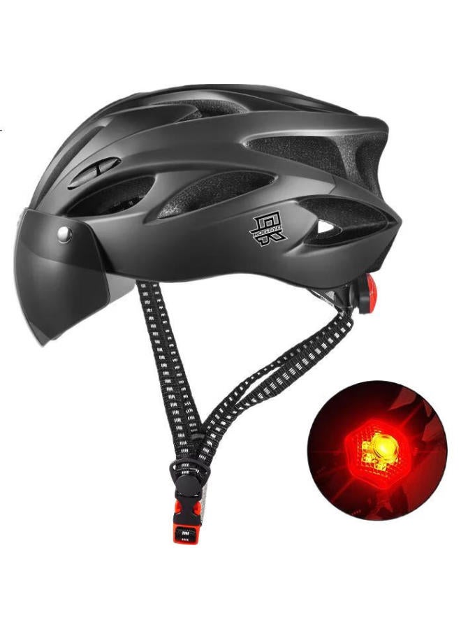 Rogtyo Integrated Bicycle Helmet With Visor, Cycling Helmet, Bike Cap For Men And Women, Mountain And Road Bike Safety Helmet - Image 2