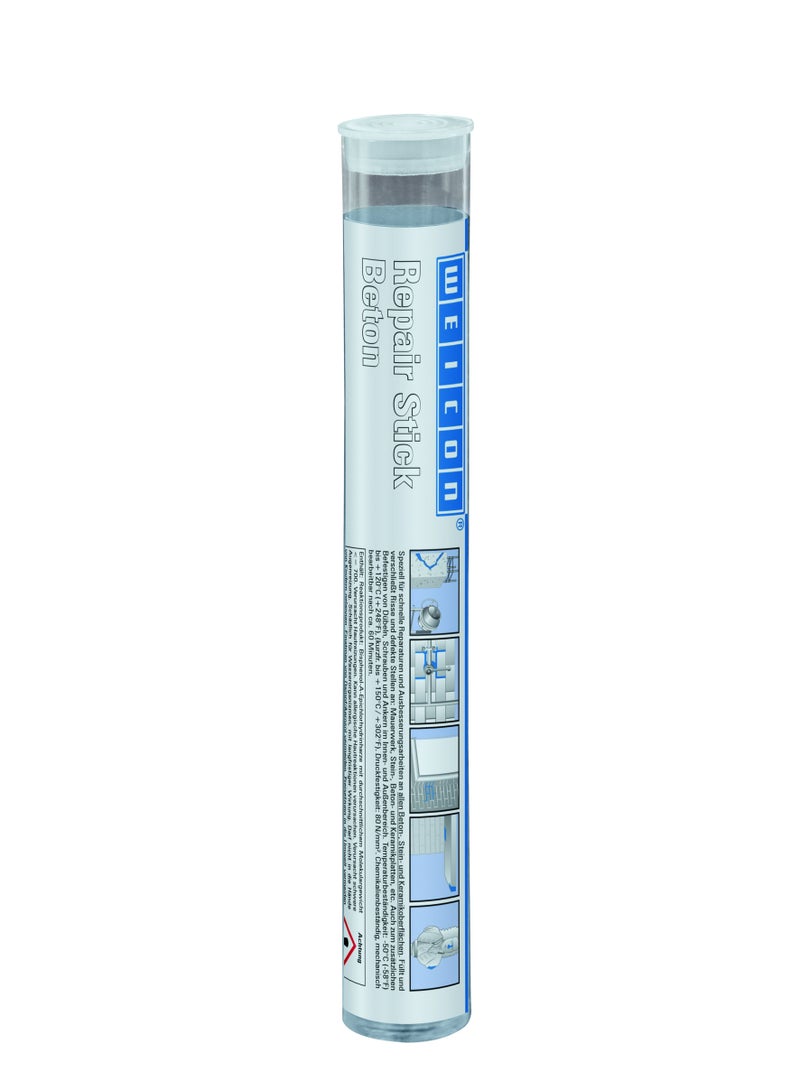 Weicon WEICON Repair Stick Concrete | 115 g | 2-component Special Adhesive Epoxy Resin For quick repairs on concrete, stone and ceramic surfaces  - Image 1
