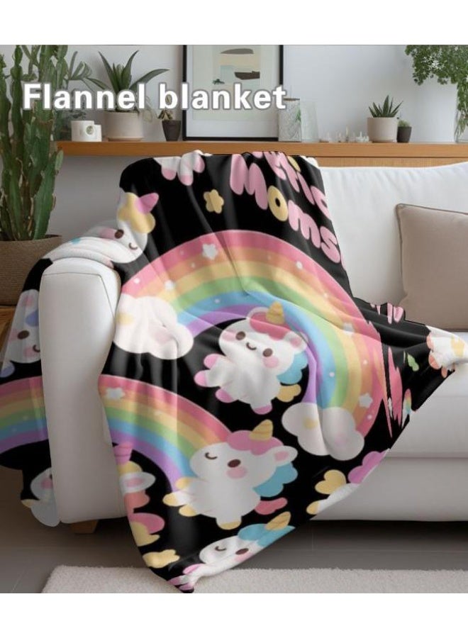 عام بطانية رقيقة من الفانيلا (حرارة ومريحة، ومناسبة للنوم واستخدام اللعبة والغبار والرمل) 150 سم * 200 سم - 441 - Image 1