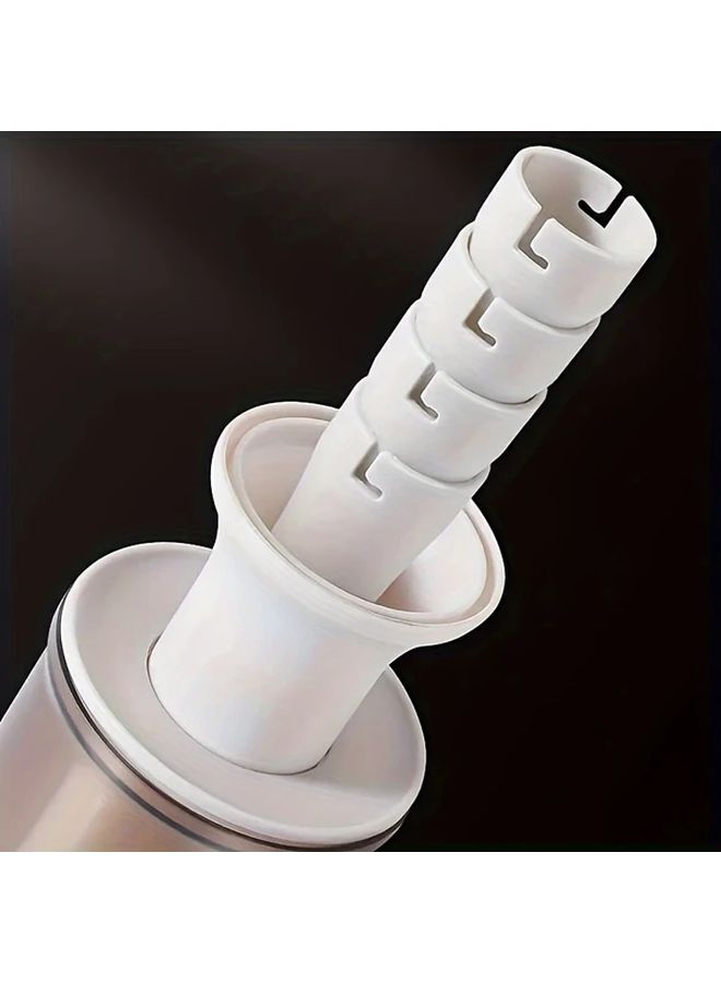 Hand Push Sausage Stuffer 1 Set Manual Sausage Filler Sturdy Meat Injector Leak Proof Comfortable Grip for Home and Restaurant Use - Image 4