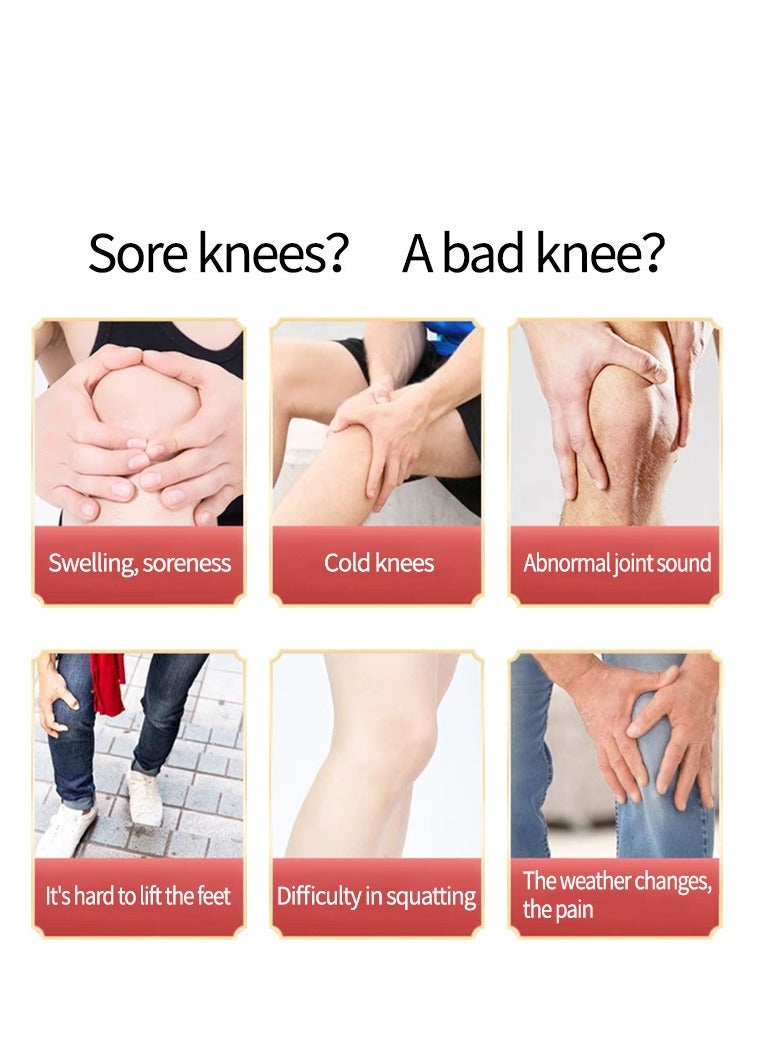 lansiyi 20ml Natural Extract Herbal Massage Oil for Knee Pain Sore Relief Soothing Warming Relaxing Joints Muscles Includes Safflower and Ginger Oil - Image 2