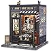 Fsolis Book Nook Kit DIY Miniature House Kit for Adults Mini House Tiny 3D Puzzles for Bookshelf Diorama Decor Gifts for Women Teenagers Puzzle Lovers Johns Hair Salon - Image 2