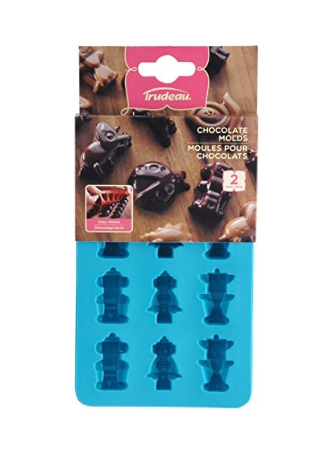 2-Piece Silicone Chocolate Molds Tropical