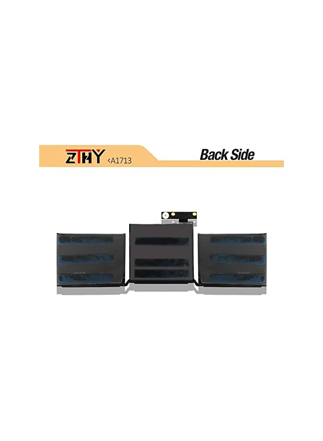 ZTHY 54.5Wh A1713 Laptop Battery Replacement For Pro 13'' Inch A1708 Late 2016 Mid 2017 Series Mll42Ll/A Mluq2Ll/A Emc 2978 3164 020-00946 11.4V 4781Mah With Tools - Image 4