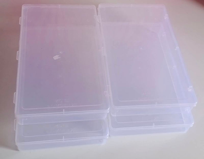 Generic Generic Transparent Commercial Storage Box 24 x 14 x 35 cm 4 pcs - Image 2