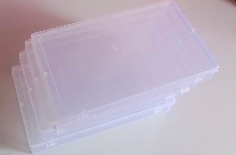 Generic Generic Transparent Commercial Storage Box 24 x 14 x 35 cm 4 pcs - Image 3