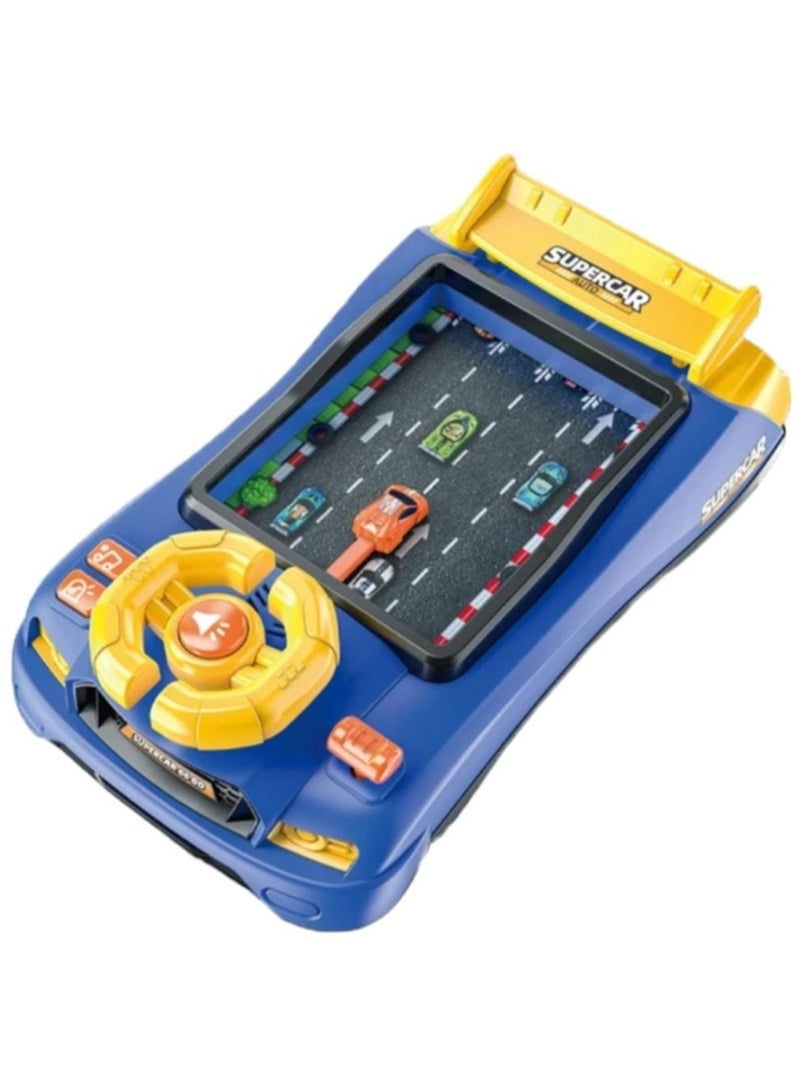Musical Steering Wheel Game, A car Racing Simulation Game For Children With A Steering Wheel And Sound Effects Comes In Three Colors (Red, Blue, Green) - Image 2