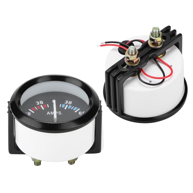 12V Ammeter 52mm/2In Back-Lit - High Sensitivity High Accuracy Ampere Meter for Most Vehicles Universal Gauge - Image 4