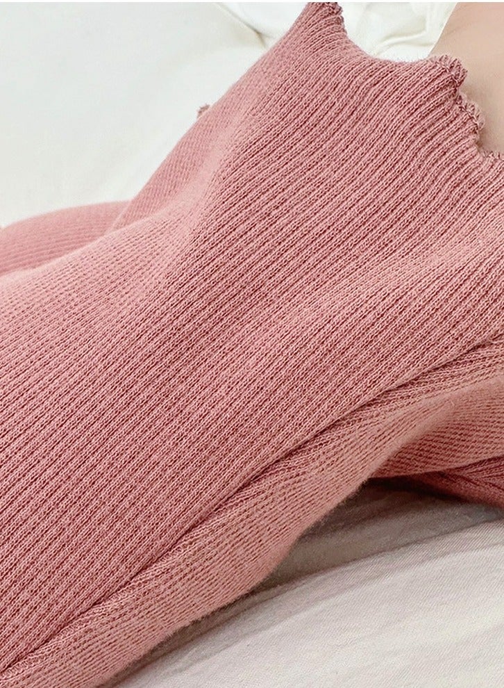 إسكدنيا الفتيات الصرفة جرس بنطلون تمتد الخصر بنطلون فضفاض رمادي - Image 2