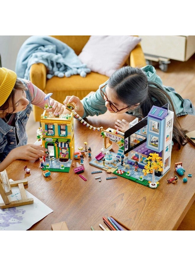 LEGO Friends Downtown Flower and Design Stores 41732 Building Toy Set (2,010 Pieces) - Image 1