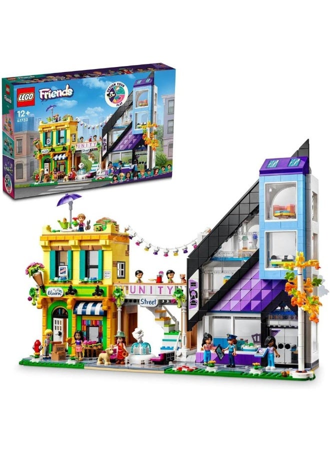 LEGO Friends Downtown Flower and Design Stores 41732 Building Toy Set (2,010 Pieces) - Image 3