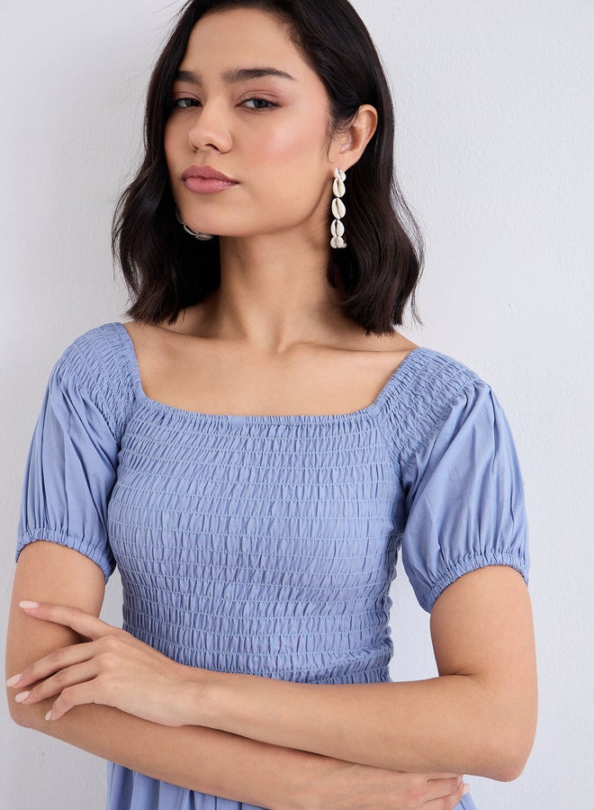 ستايلي فستان طويل بتفاصيل مُطرزة - Image 3