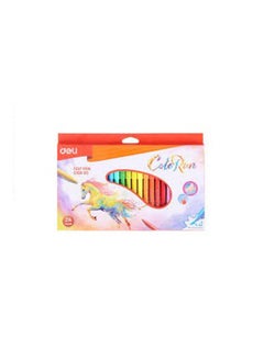 Deli Felt Pen - 24 Colors - Fiber Bullet Tip 
