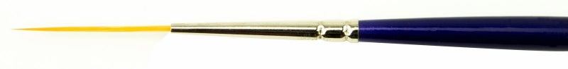 Mack Brush Set of 4 Size 0-4 Series 444VII The Virus II Scrolling Script Pinstriping Brush with Soft Golden Synthetic Hair - Image 4