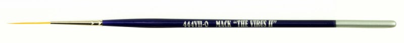 Mack Brush Set of 4 Size 0-4 Series 444VII The Virus II Scrolling Script Pinstriping Brush with Soft Golden Synthetic Hair - Image 3