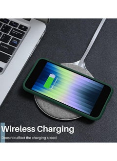Wtech Hybrid Silicone With Translucent Back Protective Lens Sheild Case Cover For Motorola Edge 50 Pro 5G 2024 Green  - Image 3
