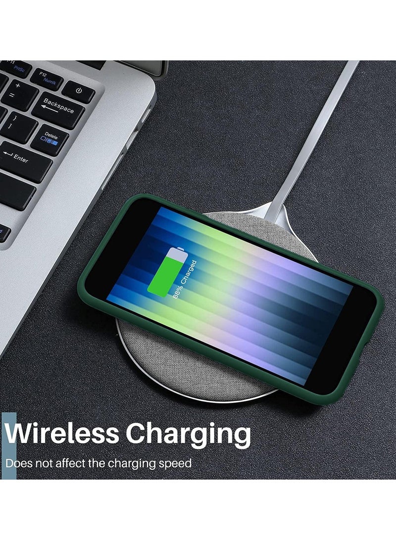 Wtech Hybrid Silicone With Translucent Back Protective Lens Sheild Case Cover For Motorola Edge 50 Pro 5G 2024 Green - Image 3