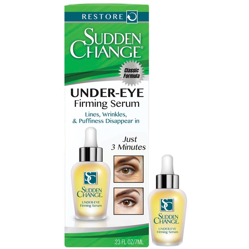 Sudden Change Instant Under-Eye Firming Serum - (Classic Formula) Under-Eye Bags Treatment for Puffiness, Lines, & Wrinkles - Wear With or Without Makeup - 3 Minute Results (0.23 oz) - Image 1