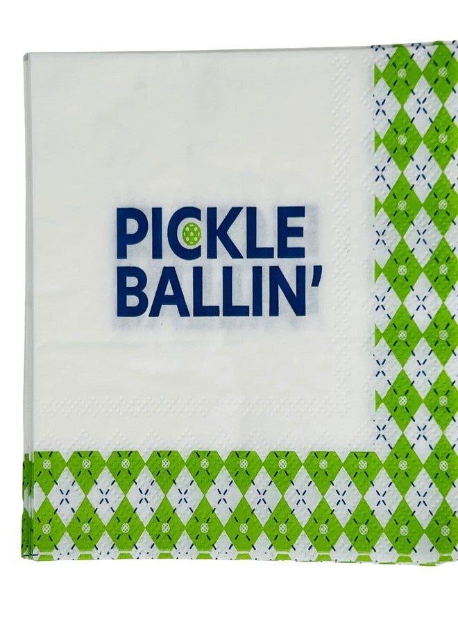 Twerp Pickleball Party Plates and Napkins - Party Supplies for Pickle Ball - Set of 10 - Image 4
